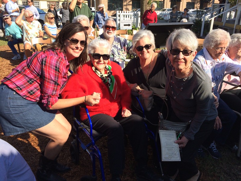 Beaches Museum Director Chris Hoffman, Family Members Jean McCormick, Suzanne McCormick Taylor, and Michel Oesterreicher