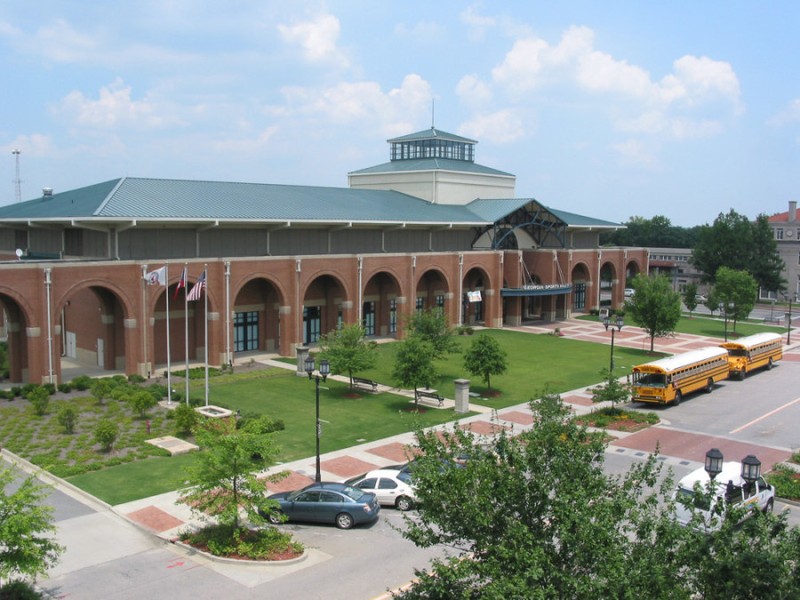 Exterior of the Georgia Sports Hall of Fame