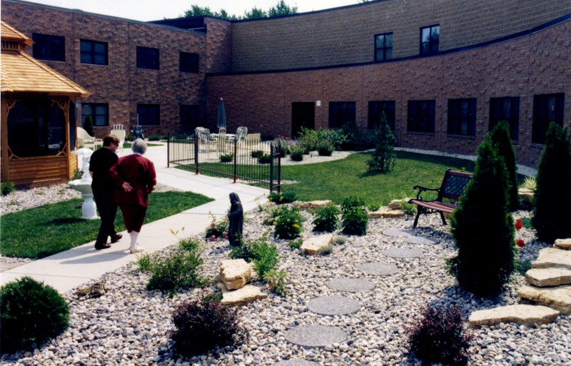 Courtyard at Nazareth Court and Center.