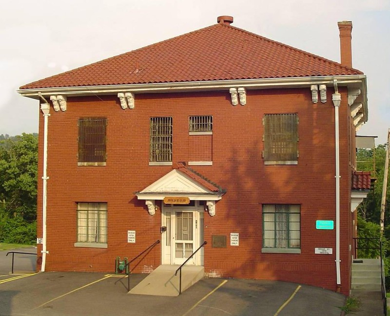 Once the Doddridge County jail built in 1937, now houses the Doddridge County Historical Society.