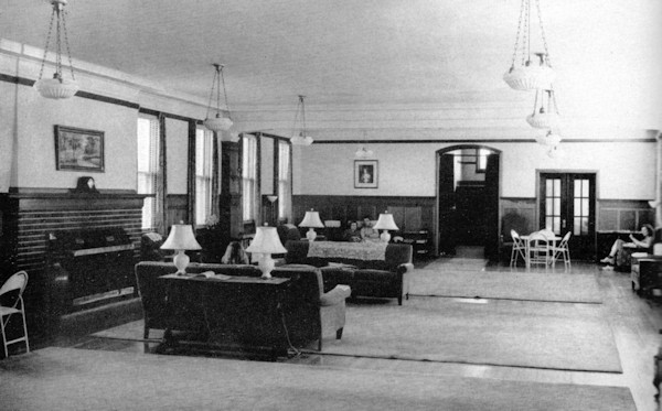 Second floor lounge in 1947
