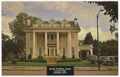 Gates Funeral Home in the 1960s