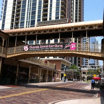 1980s Church Street Station, Double-Decker Bus, Historic District, Orlando,  FL