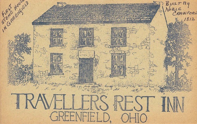 This is the cover page of an early booklet describing Travellers Rest
