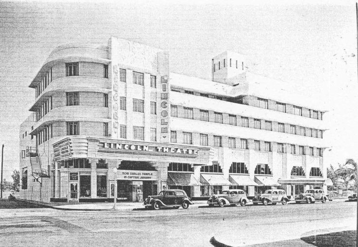 Lincoln Theatre circa 1940, image from Cinema Treasures