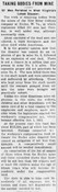 Article from the Forest Republican, Tionesta, PA, May 06, 1914, that discusses the composition of the miners along with the workers compensation for the miners' wives and children. 