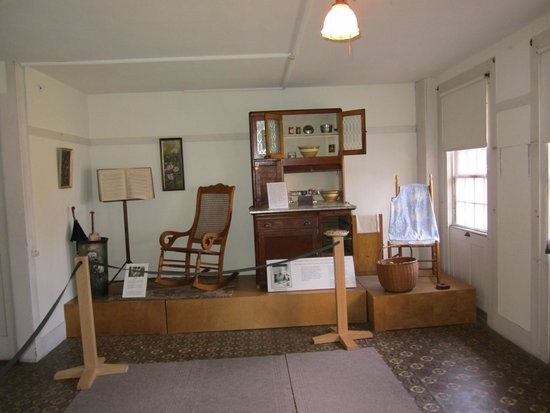 An exhibit within the Shaker Museum.  