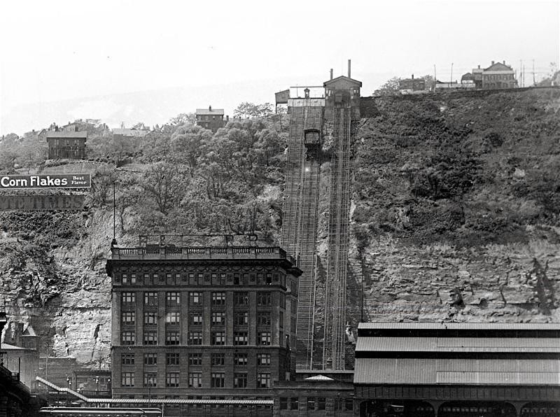 The Mon Incline in 1908.