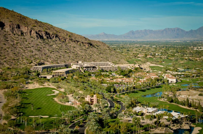 Aerial view of The Phoenician.