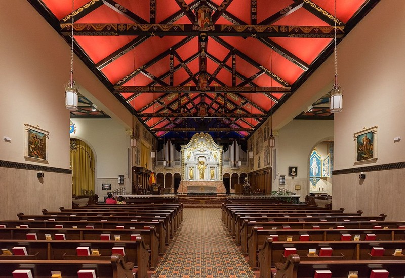 Interior view of the cathedral