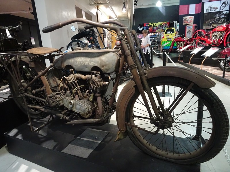 Section of Motorcycle Display Available inside the Automotive Museum