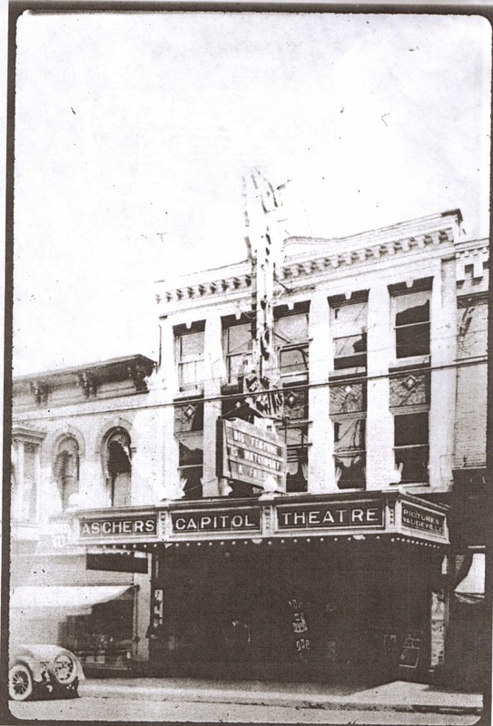 South So. 8 St. Manitowoc looking north. Shows 3Acher's Capitol theater.