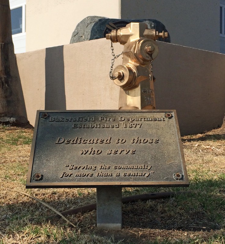 Plaque of establishment "Serving the community for more than a century."