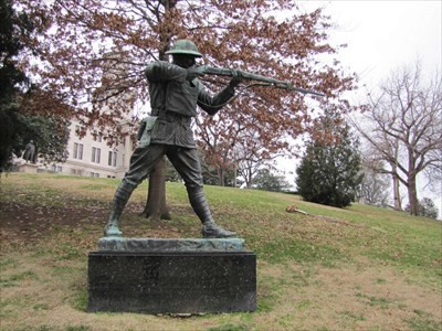 Sgt. Alvin York statue on Tennessee State Capitol grounds