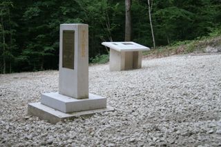 The Sgt. Alvin C. York memorial in France on the Sgt. York Discovery Trail 