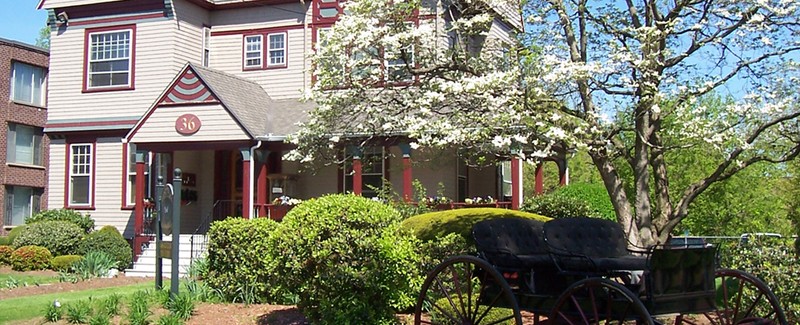 Another exterior view of the Burton House 