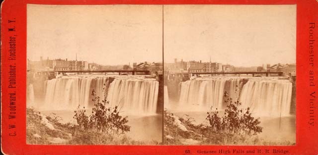 High Falls and the R.R. Bridge (1880)