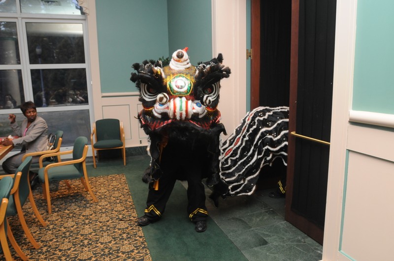 Chinese Dragon Dancer from event held in "The Bistro"