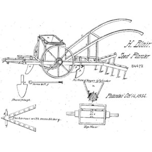 One of the inventions that Henry Blair patented.