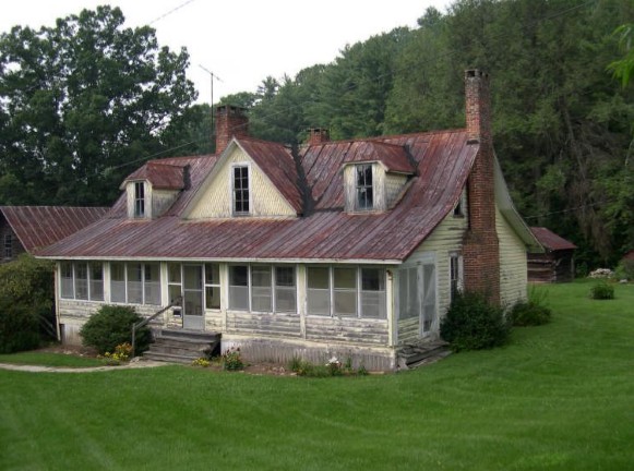 The actual home and main building on the Henry Blair Farm property.