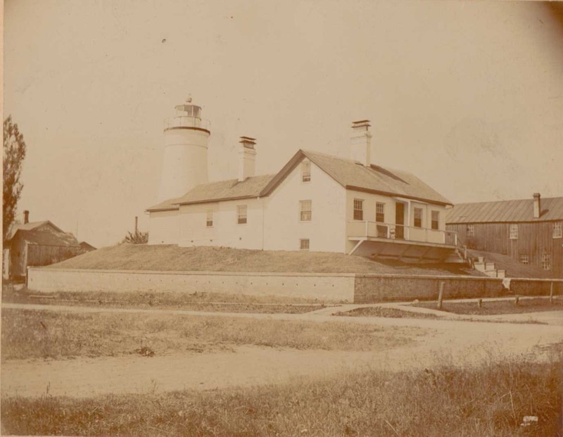 SW corner of York and North 5th Street. Photo dated 1890.