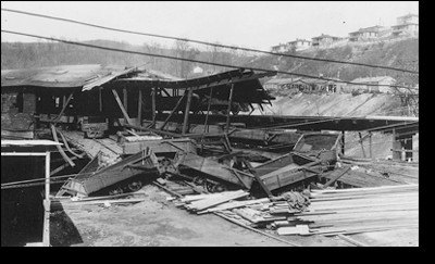 Tipple at Federal No. 3 mine after the explosion 