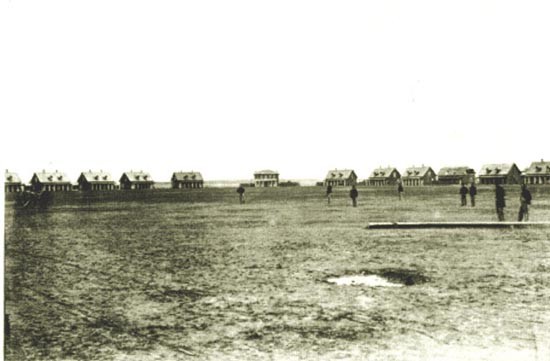 Earliest known photo of the fort, 1868