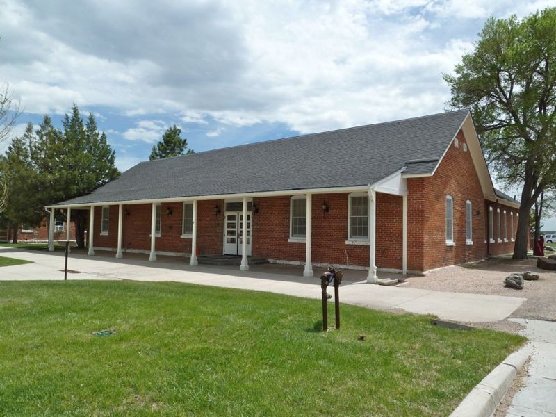 The renovated 1885 barracks