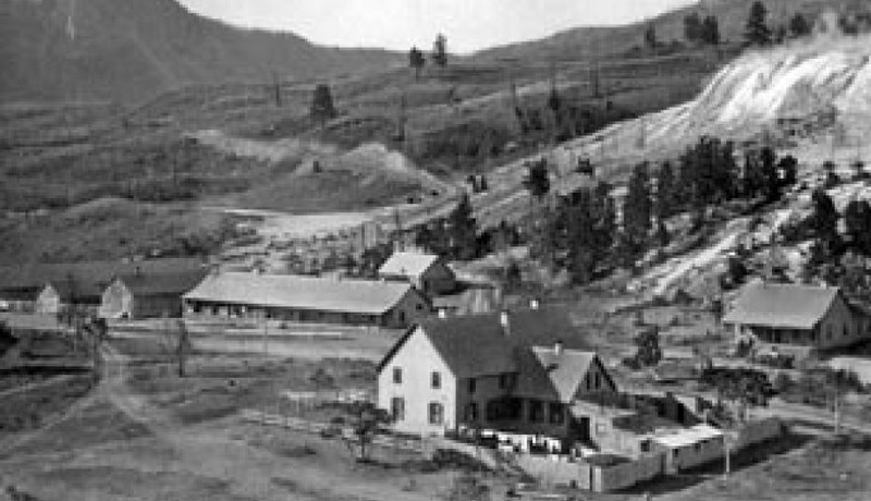 Fort Yellowstone in 1900