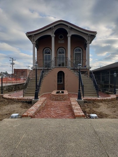 The Coin Harvey house at it stands today, mid-reconstruction, November 2018