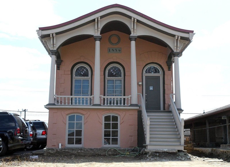 This photo shows progress towards renovation and was taken by Lori Wolfe for the Herald-Dispatch in 2015. 