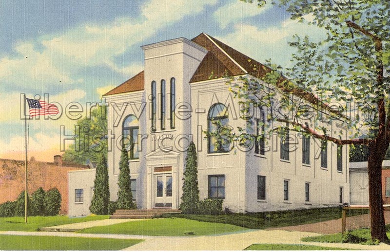 Libertyville-Town Hall/American Legion, circa 1950