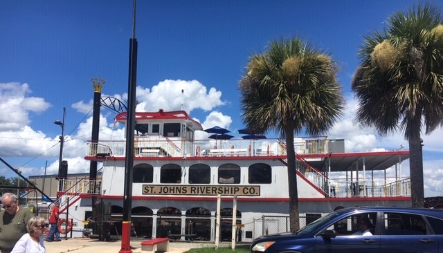 The Barbara-Lee docked at Monroe Harbour Marina