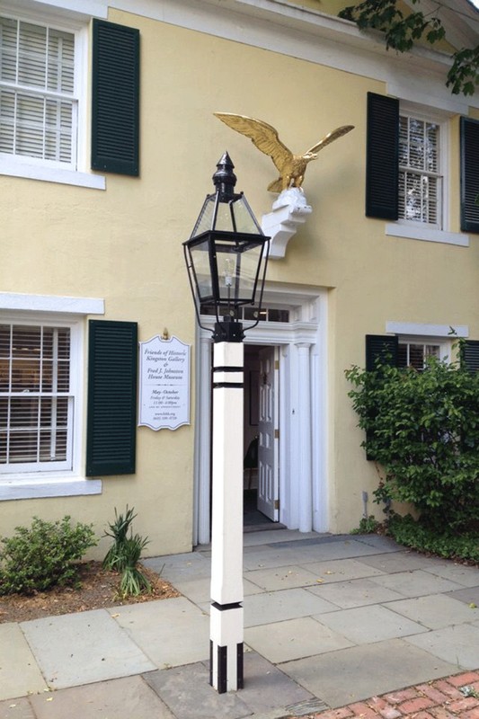 The Front Entrance of the Johnston House