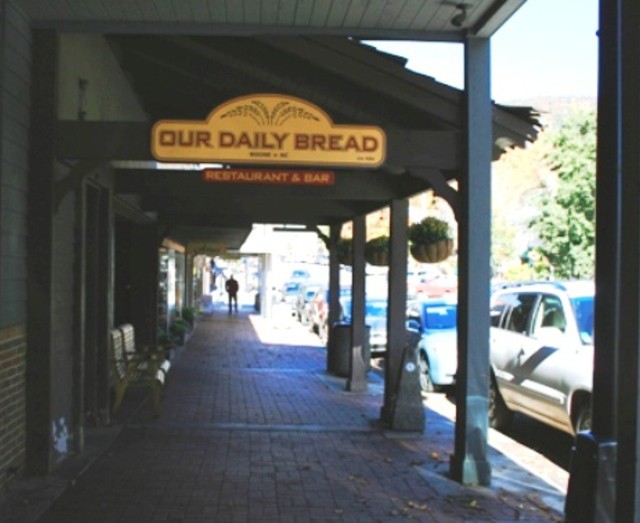 The building is now home to Our Daily Bread, a local eatery that is open daily.