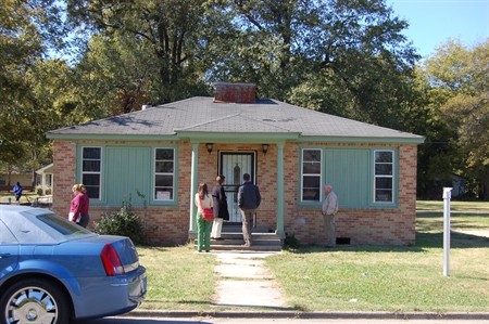 Civil rights leader Amzie Moore built this house in the 1940s. 
