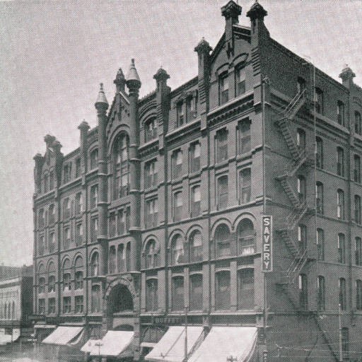 The previous Savery Hotel was also located here. It opened in 1888 and operated until it was torn down to allow the construction of the current building. 