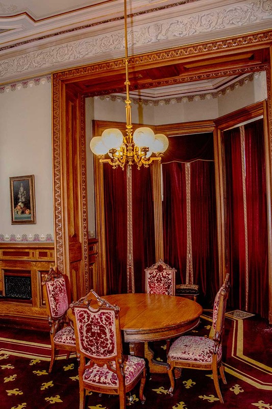 The furniture of the Dining Room