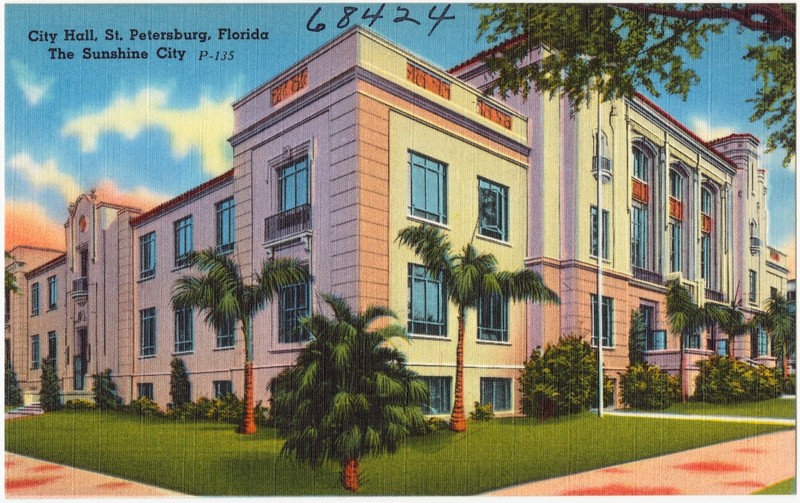 This postcard was created shortly after the completion of the building in 1939. 