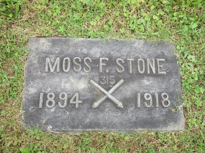 Headstone at Spring Hill Cemetery