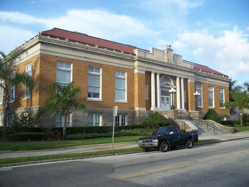 Built through a matching grant of $50,000, this was the first public library building in Tampa. Now over a century old, this former library is now home to city offices. 