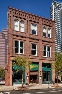 This building was completed in 1910 and used for a retail operation that sold equipment to sailors and captains. 