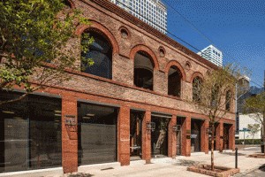 Once a hotel and later the headquarters of the Longshoreman's Association, this historic building is now home to a variety of offices. 