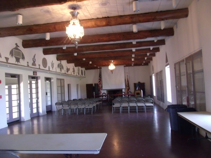 Interior of Webster Auditorium, built 1939.