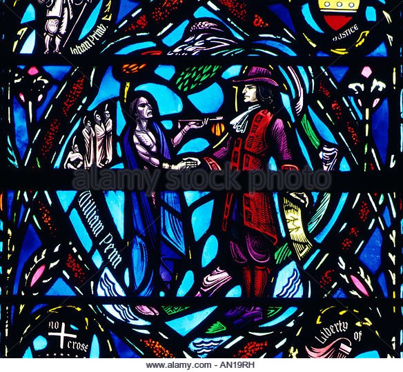 A close-up of one of the chapel's famous stained glass windows.
