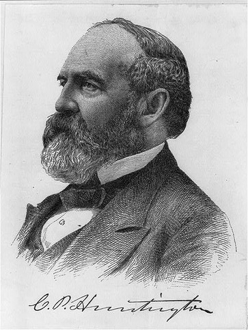 Collis P. Huntington (1821-1900) was one of the great railroad tycoons of the nineteenth century. Image courtesy of the Library of Congress.