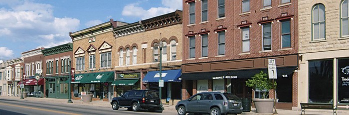Downtown today - via the City of Lockport (http://www.cityoflockport.net/)