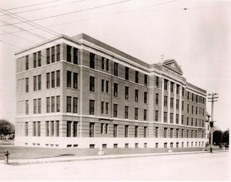 Four story brick addition 1935