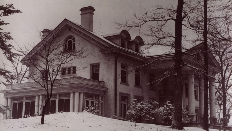 One of the oldest and larges homes in Huntington, Kenwood reflects the booms and busts of West Virginia's economy. It was one of the first recorded residences constructed of poured-in-place concrete. Photo courtesy of Don Daniel McMillian