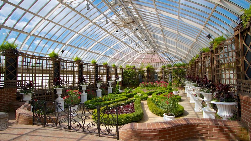 One of the indoor gardens within Phipps.